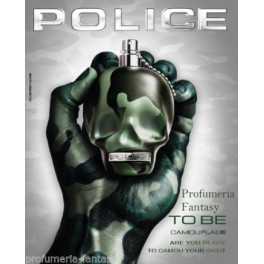 Police Profumi To Be Camouflage Eau de Toilette ml.75 2.5 Fl.Oz Spray 