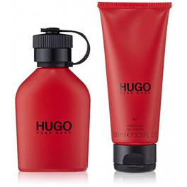 HUGO RED BY HUGO BOSS EAU DE TOILETTE ML. 75 + SHOWER GEL ML.100